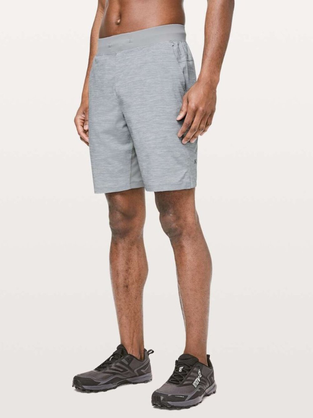 Lululemon | Heather Allover Sea Salt Light Cast T.H.E. Short *Linerless 9" | XL